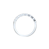 Alliance Colette or blanc et diamant, en 3D