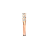 Alliance Colette or rose et diamant, en 3D