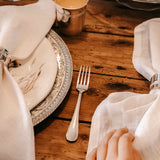 Fourchette bébé perlée Isabella 14cm