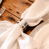 Rond de serviette Cléon perlé