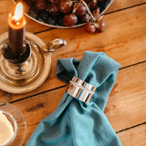 Rond de serviette Cléon perlé