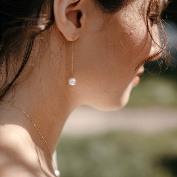 Boucles d'oreilles perles Minori