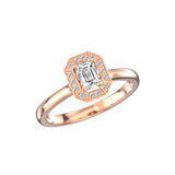 Bague de fiançailles Gatsby